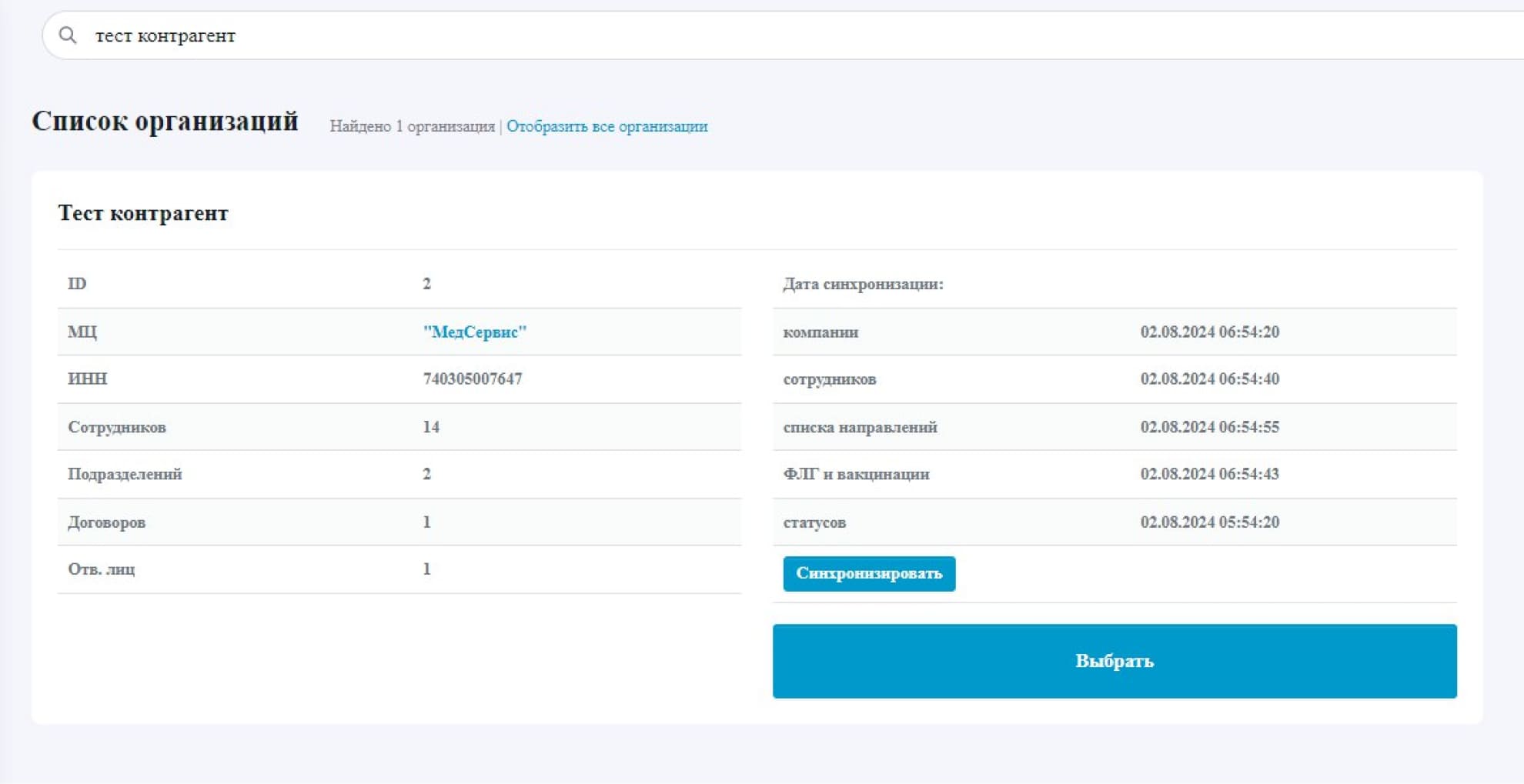 Полный контроль и удобный доступ к данным ваших организаций