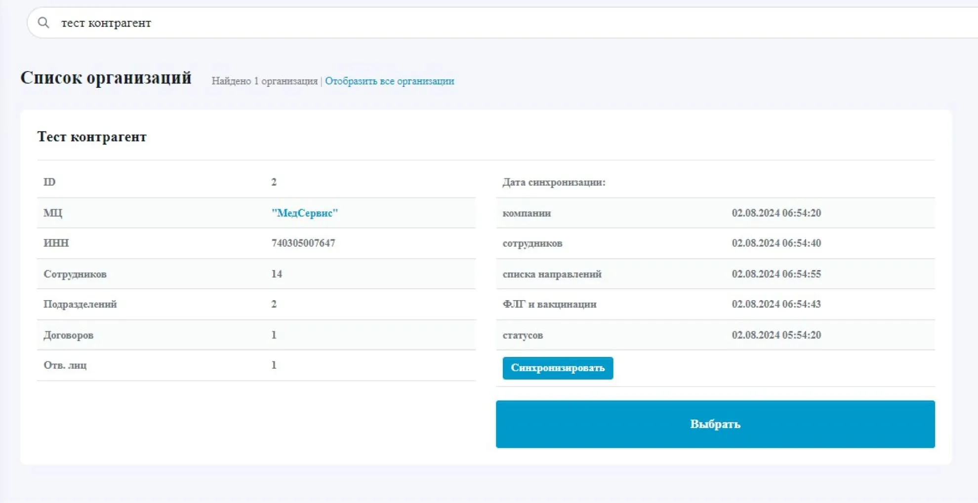 Полный контроль и удобный доступ к данным ваших организаций