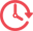 Иконка часов, представляющая время