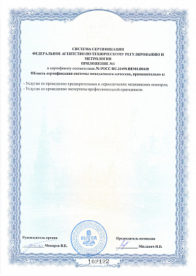 Приложение №1 к Сертификату соответствия №РОСС RU.31499.ИЕМ0.В0418